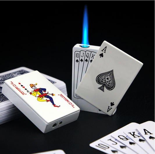 Poker Gas Lighters Poker Lighter Creative Gift