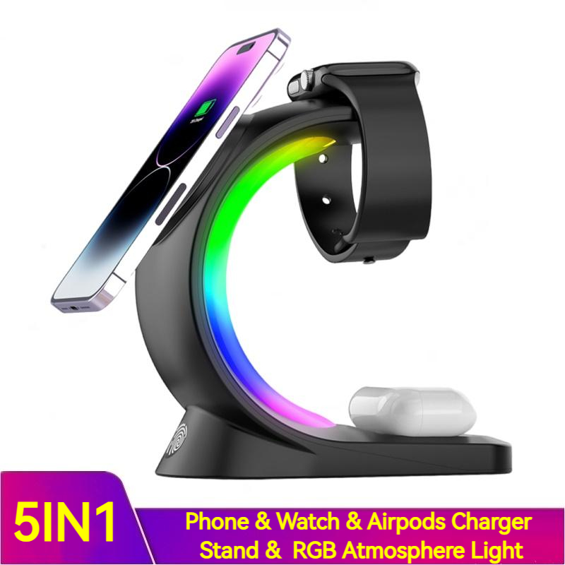 4 In 1 Magnetic Wireless Charger Fast Charging For phones